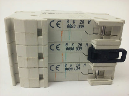 ABB, S283, CIRCUIT BREAKER, K 20A, 3 POLE, 277/480VAC, MAX 254/440, VDE0660, NEW5