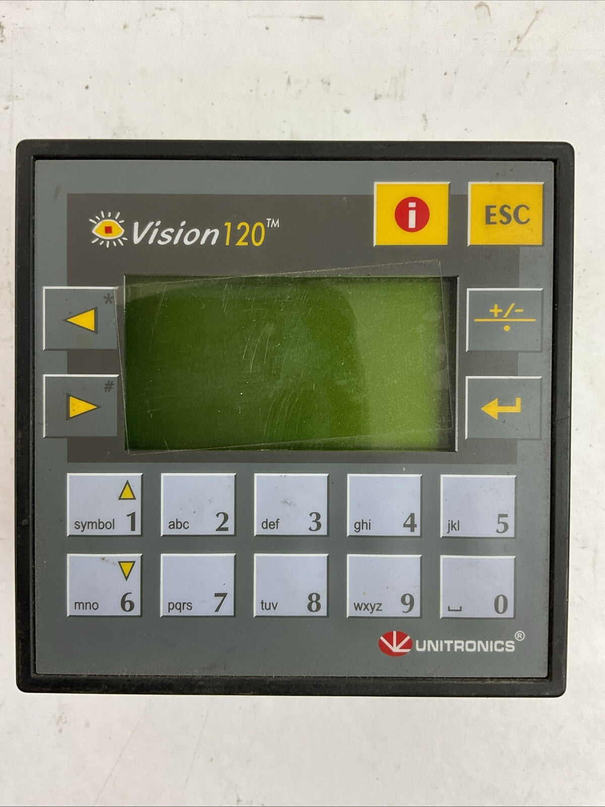 UNITRONICS V120-22-R2C GRAPHIC OPERATOR PANEL PROGRAMABLE CONTROLLER 12/24VDC1