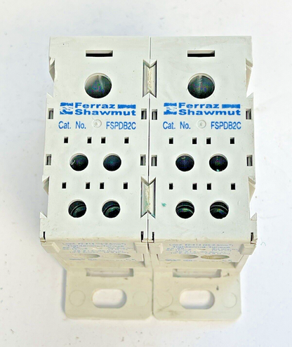 FERRAZ SHAWMUT *LOT OF 2* - FSPDB2C - POWER DISTRIBUTION BLOCK - 600VAC, 175A5