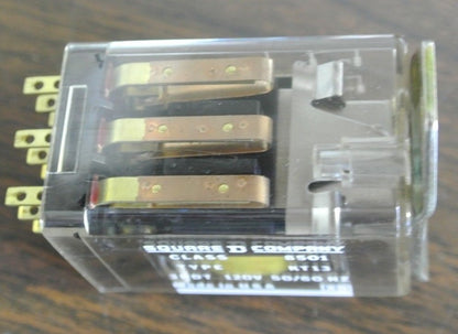 SQUARE D  8501 KT-13 GENERAL PURPOSE RELAY 3PDT, 10A, 120VAC RES. - NEW SURPLUS6