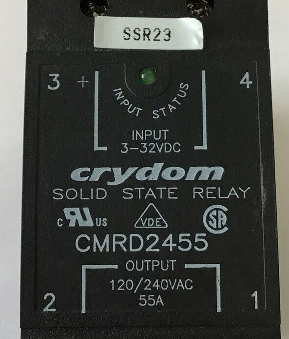 CRYDOM CMRD2455 SOLID STATE RELAY 120/240VAC 55A 1