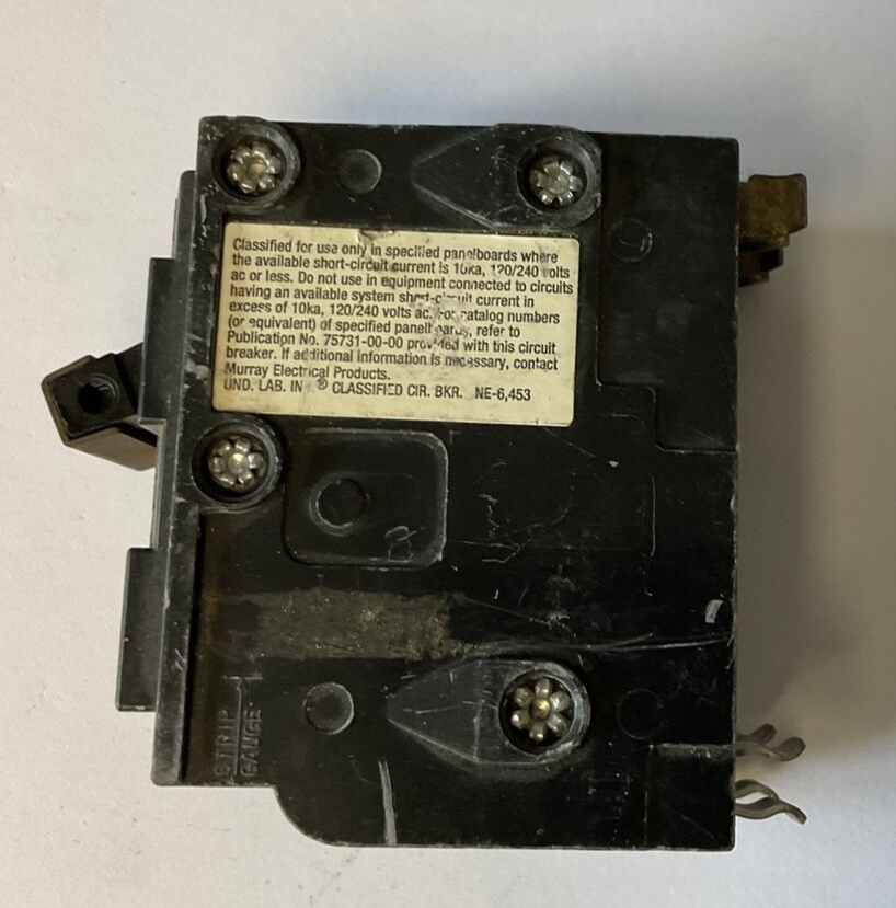 MURRAY MQ250 CIRCUIT BREAKER 50A 2POLE 120/240VAC TYPE MSQ ***LOTOF8***6