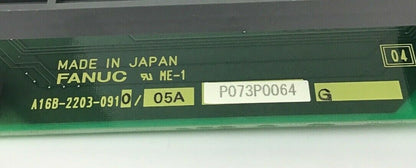 FANUC A16B-2203-0910/05A  POWER SUPPLY CIRCUIT BOARD PSU21