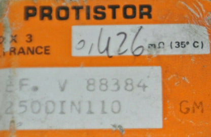 FERRAZ V88384 PROTISTOR / FUSE / 250A / 600VAC / 6000C3URG31ESP250DIN1101