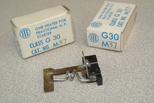 LOT of 3 / I-T-E / GOULD G30M37 OVERLOAD HEATER ELEMENTS / 37A / NEW SURPLUS0