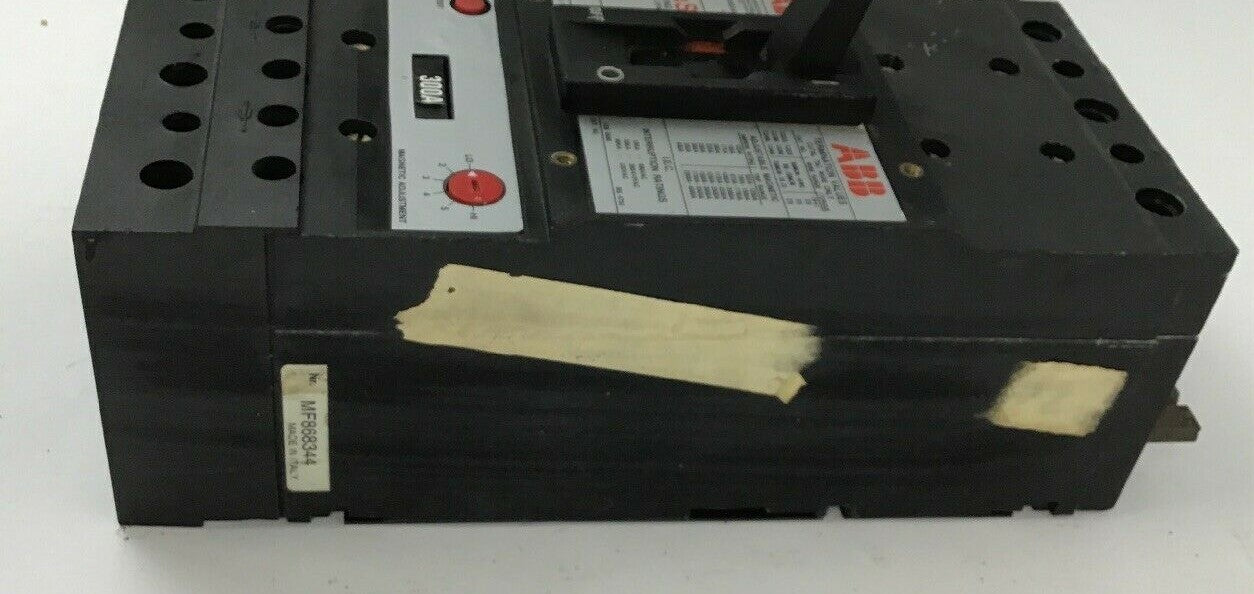 ABB UXAB 718530 R 999 300AMP CIRCUIT BREAKER  TYPE JS 500VDC/480VAC 3