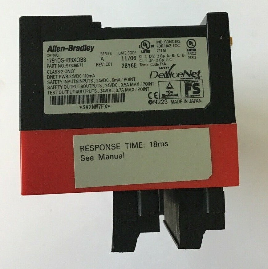 ALLEN BRADLEY 1791DS-IB8X0B8 COMPACT BLOCK 24VDC SER.A REV.C012