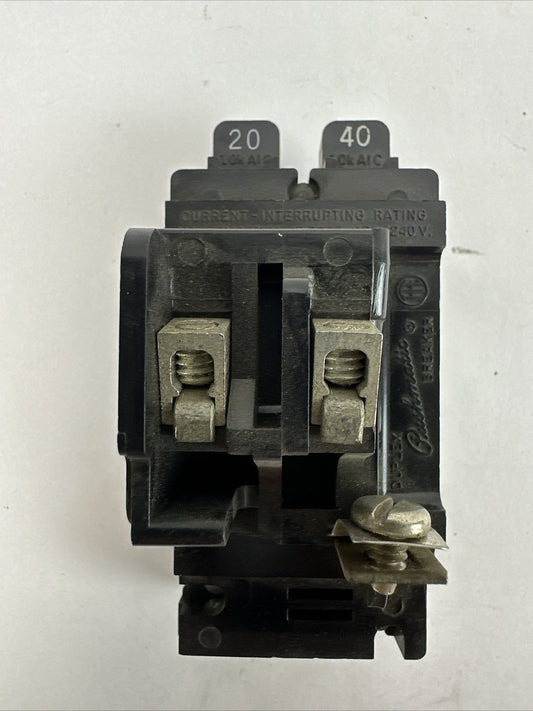 SIEMENS ITE P2040 PUSHMATIC 20/40AMP CIRCUIT BREAKER 2POLE 120VAC0