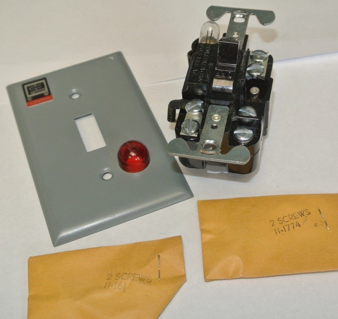 FURNAS 10BA1PB MANUAL STARTER 115/230V 1HP 1-PH 1-POLE OPEN w/ NEON PILOT LIGHT0