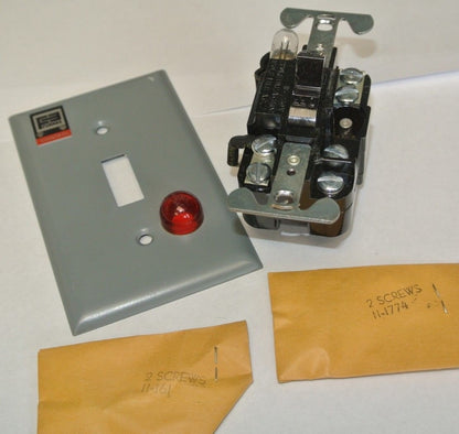 FURNAS 10BA1PB MANUAL STARTER 115/230V 1HP 1-PH 1-POLE OPEN w/ NEON PILOT LIGHT0