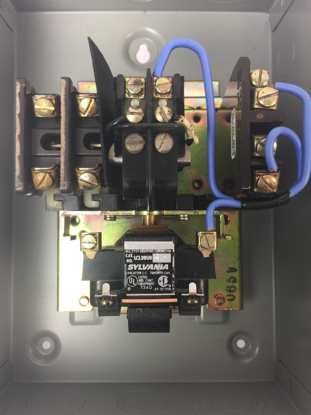 JOSLYN CLARK SYLVANIA LCL20A002-96 LIGHTING CONTACTOR 600VAC 20A COIL 24VDC 60H5
