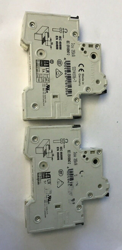 SIEMEN 5SY41 MCB C6 CIRCUIT BREAKER 250VAC/440V***(LOTOF2)***1
