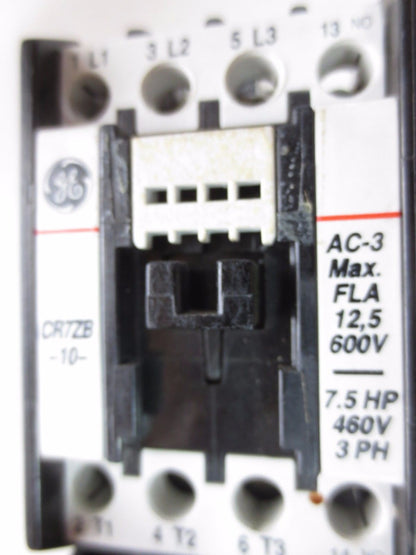 GE CR7ZB CONTACTOR + CR7G1WL OVERLOAD RELAY8