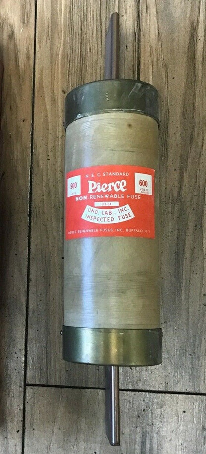 PIERCE EH-64  NON-RENEWABLE FUSE 500A 600V 2