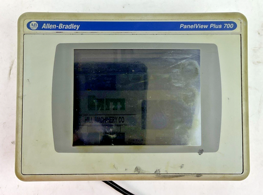 ALLEN BRADLEY 2711P-T7C4D2 PANELVIEW PLUS 700 SER.A 24VDC0