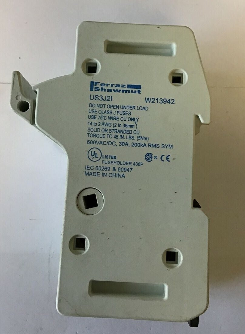 FERRAZ SHAWMUT US3J2I 2 POLE FUSE HOLDER *LOTOF2*3