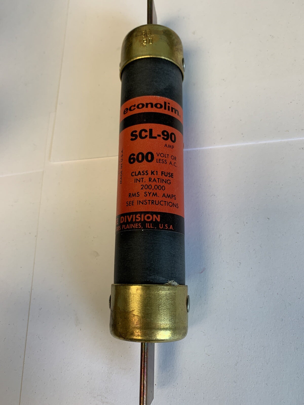 Economy Fuse SCL90 90A 600V Fuse1