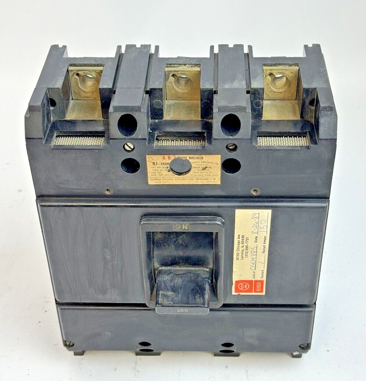FPE - NJ631150 - MOLDED CASE CIRCUIT BREAKER - 150 A, 3 POLE, 600 VAC3