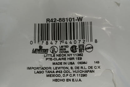 LOT of 3 / GANG COVER, GRAY / SWITCH COVER, WHITE / OUTLET COVER / NEW SURPLUS6