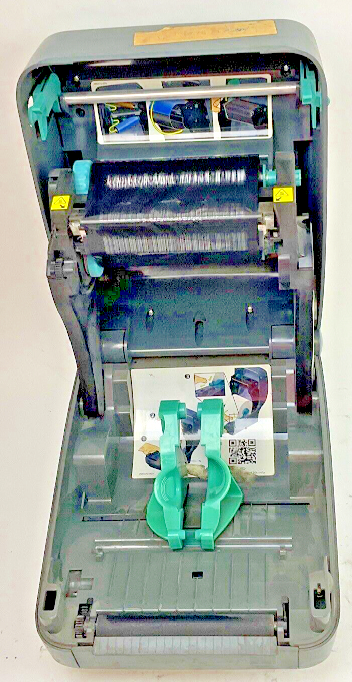 ZEBRA GK420T THERMAL LABEL PRINTER 24VDC 2.5A *NO POWER CORD*2