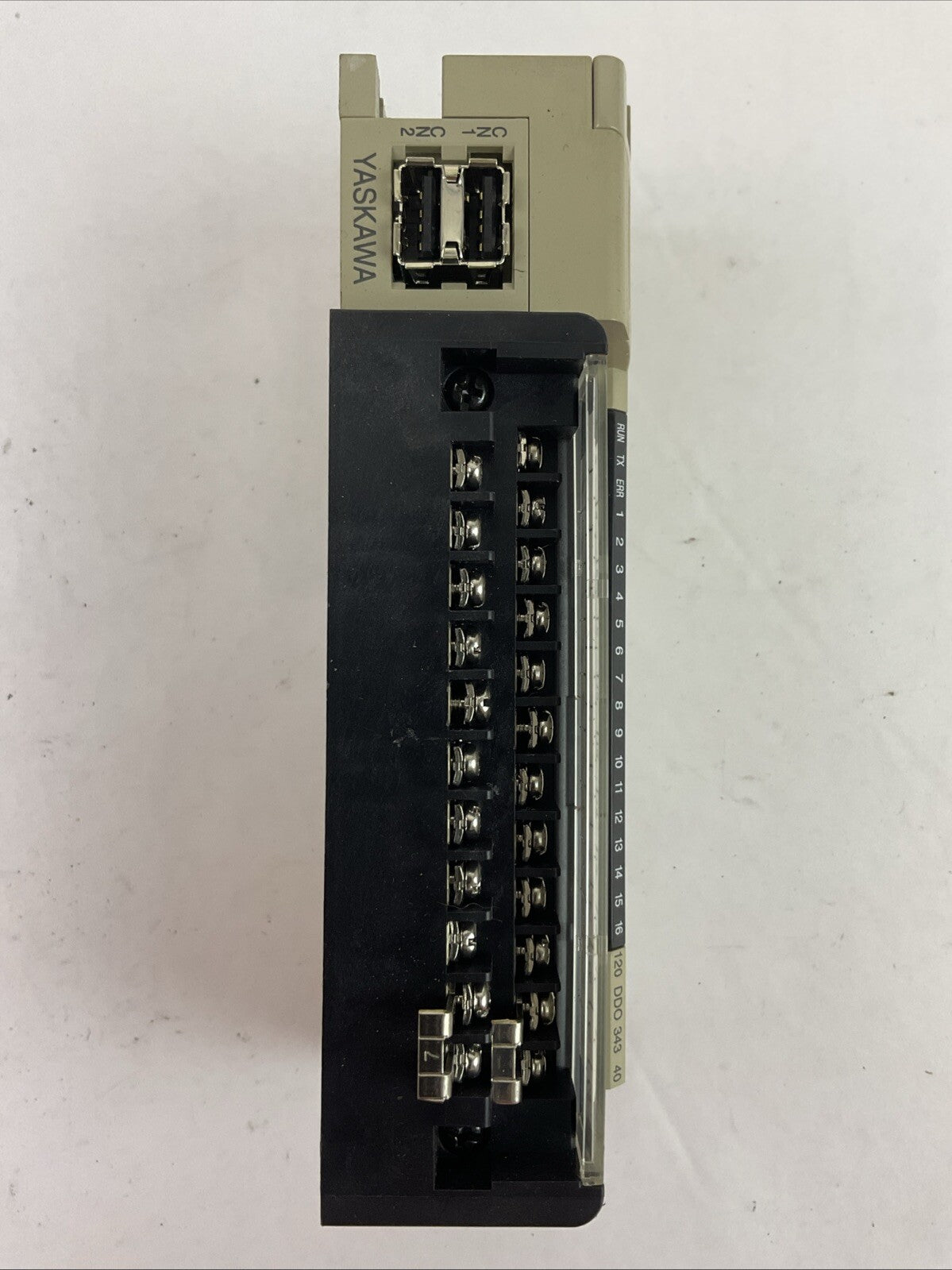 YASKAWA JAMSC-120DD034340 MECHATROLINK VIO OUTPUT RELAY 12/24VDC 16 POINT VER C00