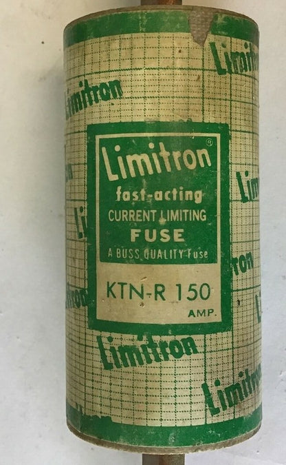 LIMITRON KTN-R 150 FAST ACTING FUSE 150AMP CLASS RK1 250VAC 1