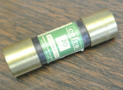 BOX of 10 / CEFCO 20 AMP RENEWABLE FUSE / 20A / 250V / NEW SURPLUS3