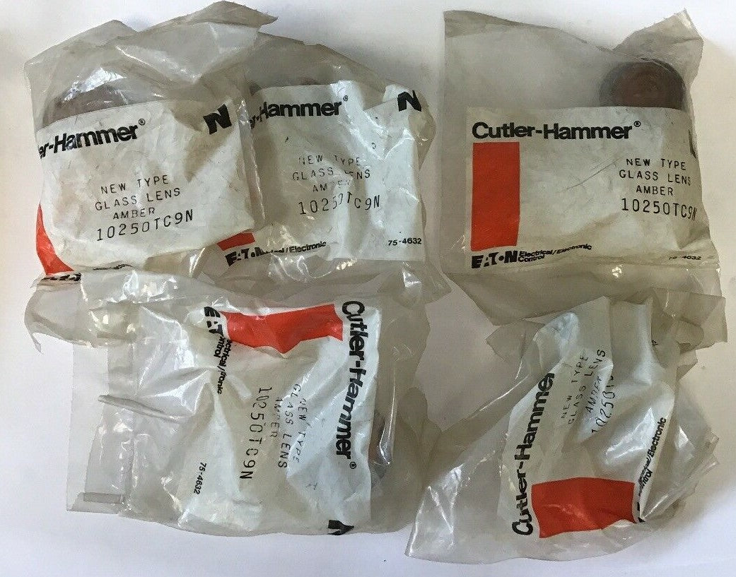 CUTLER HAMMER 10250TC9N LENS AMBER***LOTOF 5***2