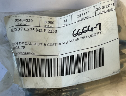 DAYTON HJX37 C375 M2 P.2250 BALL PUNCH **BAG OF 13**1