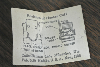 CUTLER-HAMMER 9586 H1330B - OVERLOAD RELAY HEATER -  NEW SURPLUS - BOX of 22