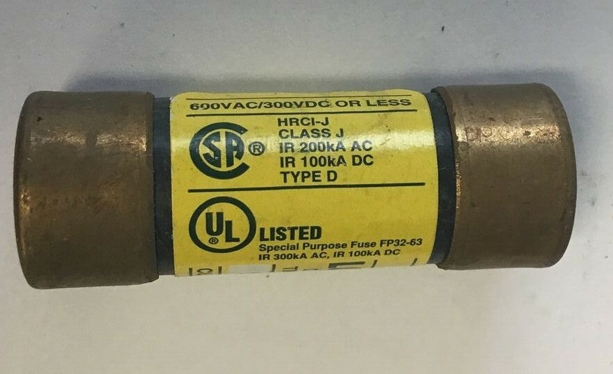 BUSS LPJ-7SP LOW PEAK TIME DELAY FUSE 7A 600VAC CLASS J ***LOTOF7***2