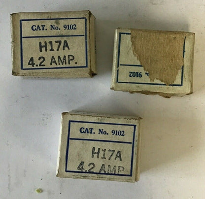 CUTLER HAMMER 9102 H17A 4.2AMP HEATER****LOTOF3****0