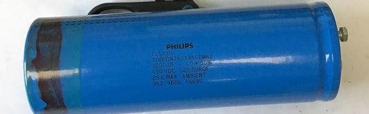 PHILIPS 3186GN352T450DMA2 CAPACITOR 115730 3500UF 450VDC 525 SURGE 0