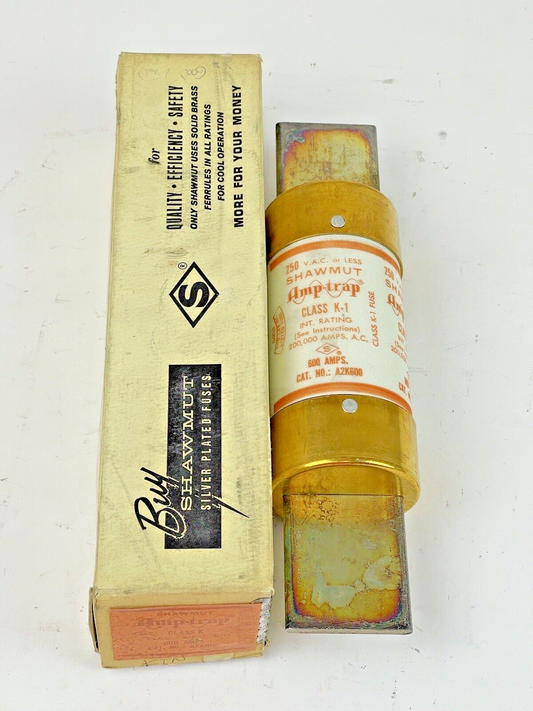 SHAWMUT - A2K600 - AMP-TRAP CLASS K-1, 250 VAC, 600 AMP0