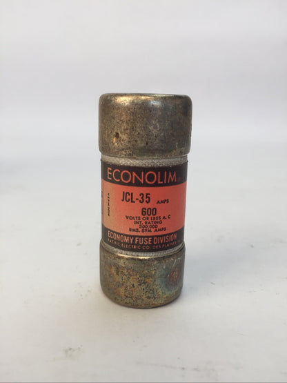 ECONOLIM JCL 35 CURRENT LIMITING FUSE 35AMP 600VAC CLASS J (BOX OF 10)2