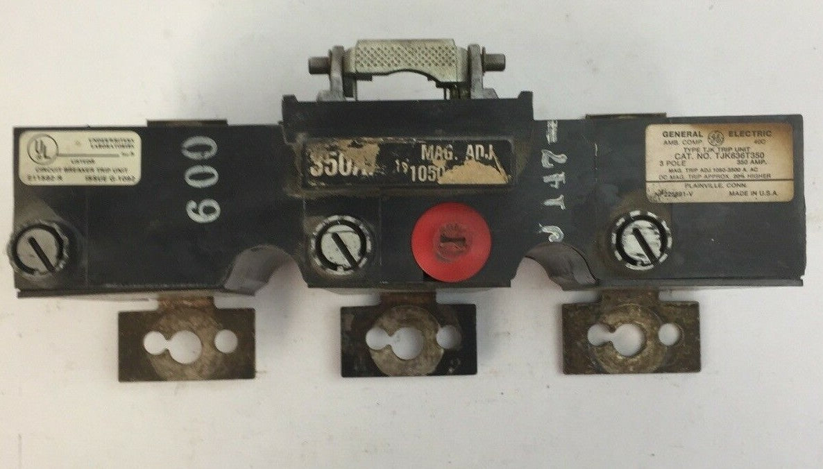 GE TJK636T350 TRIP UNIT 350AMP 3POLE INST TRIP 1050-3500A0