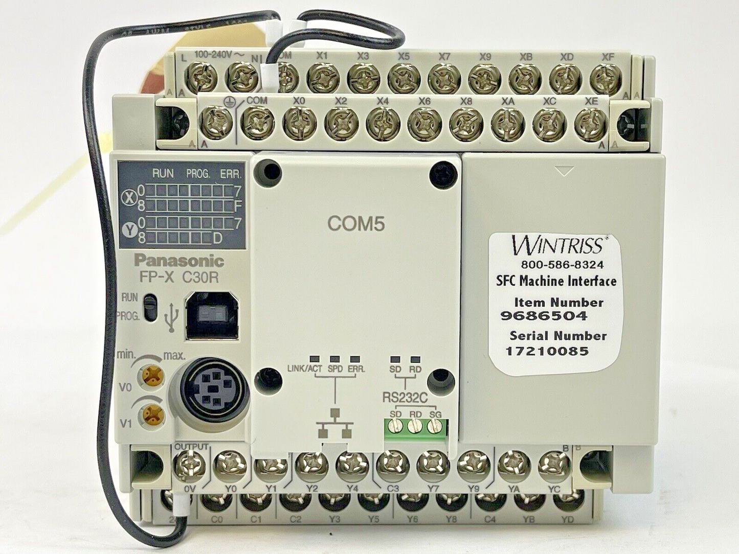 PANASONIC AFPX-C30R-CONTROL UNIT FP-X C30R / AFPX-COM5 -PROGAMMABLE CONTROL UNIT6