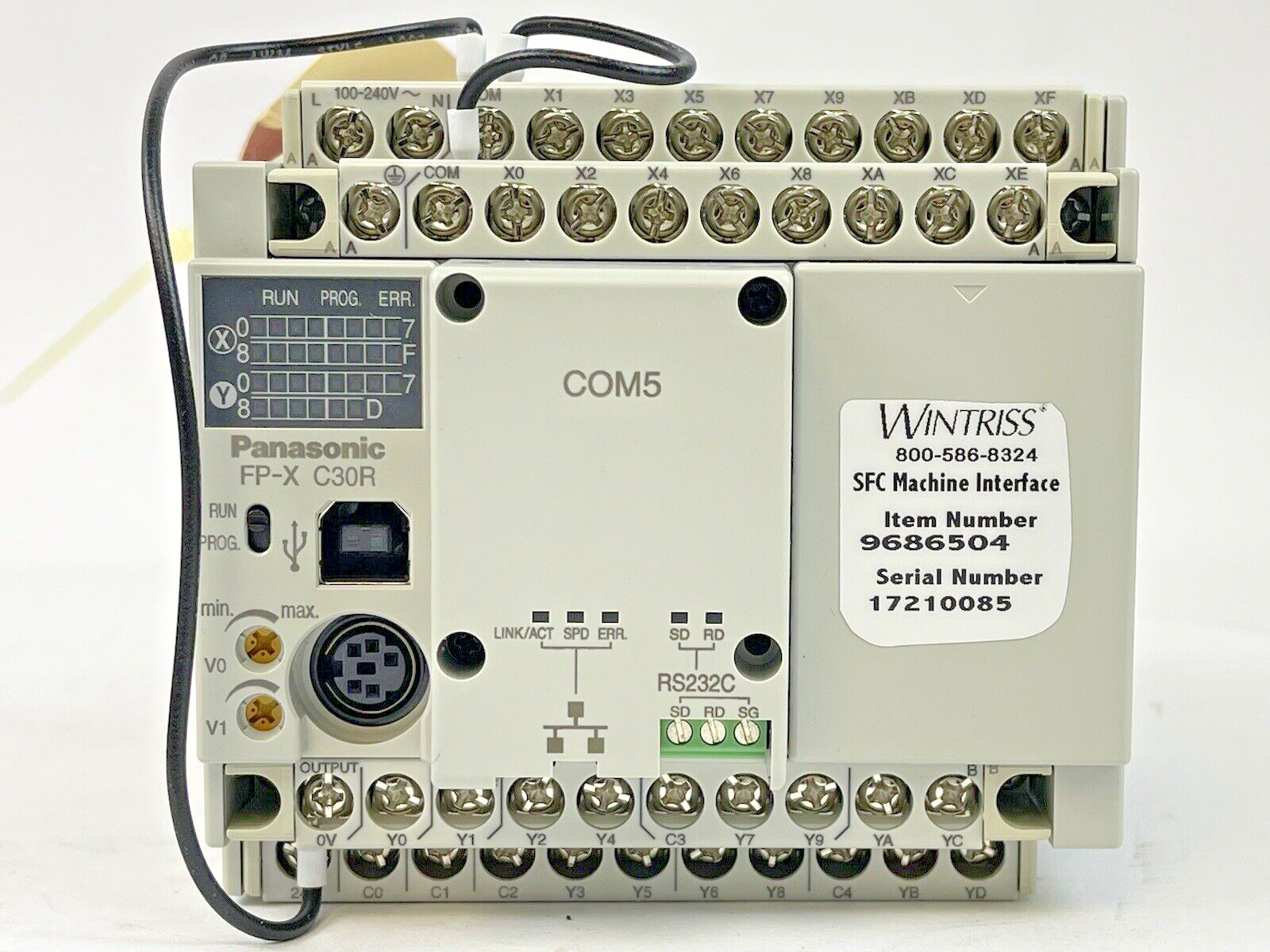 PANASONIC AFPX-C30R-CONTROL UNIT FP-X C30R / AFPX-COM5 -PROGAMMABLE CONTROL UNIT6