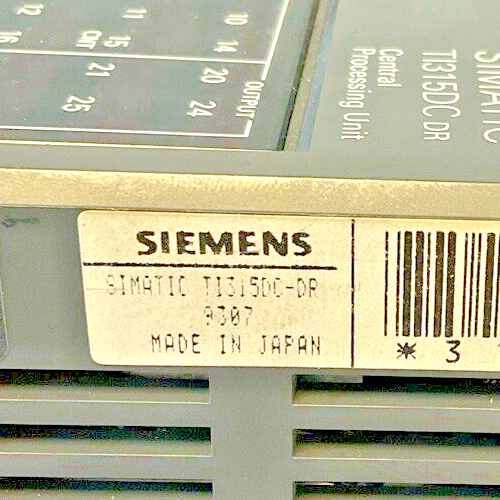 SIEMENS TI315DC CENTRAL PROCESSING UNIT 265VAC 30VDC 25WATTS7