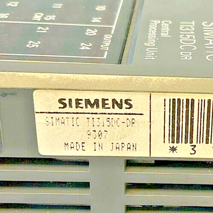 SIEMENS TI315DC CENTRAL PROCESSING UNIT 265VAC 30VDC 25WATTS7