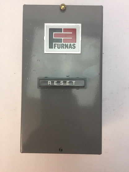 FURNAS 48DC31B THERMAL OVERLOAD RELAY IN ENCLOSURE 600VAC 120-240VDC2