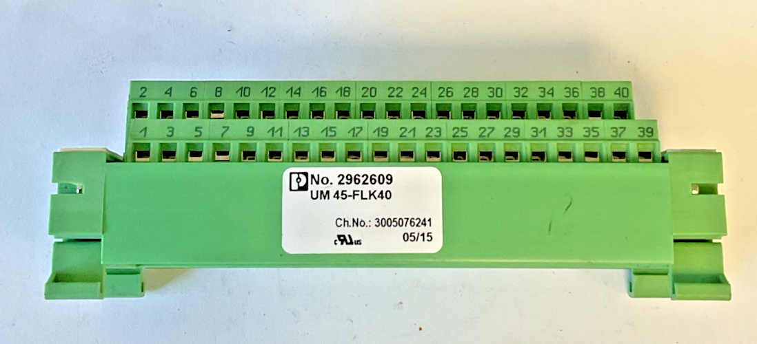 PHOENIX CONTACT 2962609 / UM 45-FLK40TERMINAL BLOCK / INTERFACE MODULE1