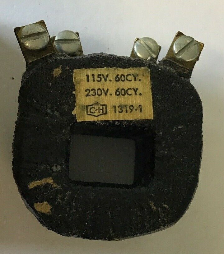CUTLER HAMMER 9-1319-1 MAGNETIC COIL 230V 60CY0