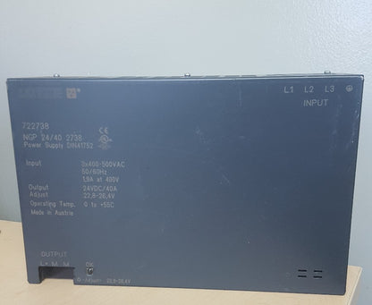 LUTZE NGP 24V 40A DC POWER SUPPLY DIN41752 7227380