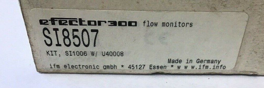 EFECTOR FLOW METER SI8507 240VAC SI1006 W/U40008 1