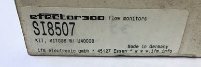 EFECTOR FLOW METER SI8507 240VAC SI1006 W/U40008 1