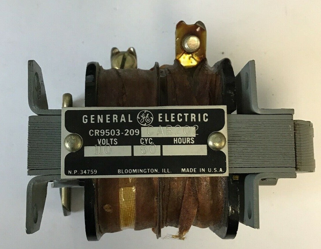 GENERAL ELECTRIC CR9503209CAB202 SOLENOID 110V 60CYC 7