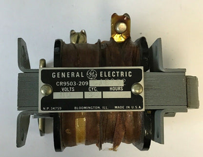 GENERAL ELECTRIC CR9503209CAB202 SOLENOID 110V 60CYC 7