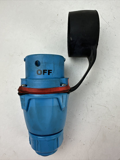 MELTRIC DS30 30A 480VAC 15HP TYPE 3R 33-38043-974 SWITCH RATED INLET/PLUG10