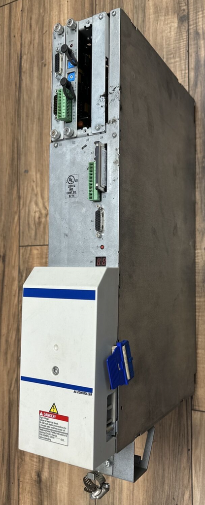 INDRAMAT HDS03.2-W100N SERVO DRIVE CONTROLLER OUTPUT 500VAC 50A INPUT 530-670VDC2